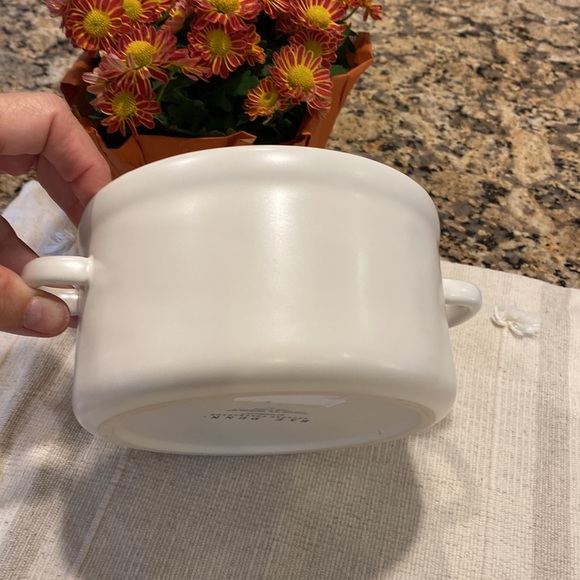 NWT Rae Dunn🎃Small PUMPKIN Casserole Dish - Picture 3 of 4